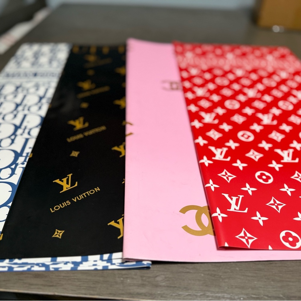 20 Sheets Luxury Wrapping Paper Set - 5 Sheets Each Design - Premium Gift Packg - Picture 2 of 2